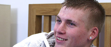 Cheeky str8 blond lad