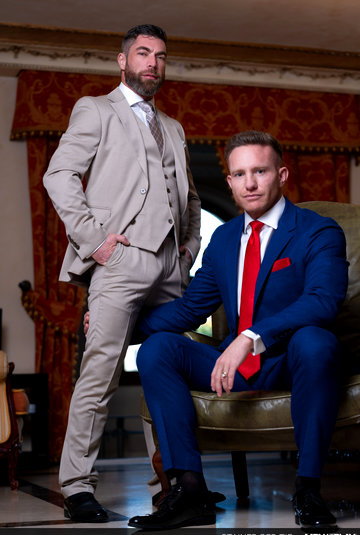 Stained Red Tie